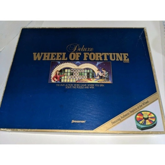 1986 Deluxe Wheel of Fortune Game 2nd Edition Pressman Never Used Mint - Picture 8 of 10